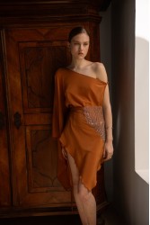 NIDODILEDA Serene Top Burnt Orange