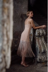 NIDODILEDA Sincere Dress Powder Pink Φόρεμα Στο Χρώμα Της Πούδρας