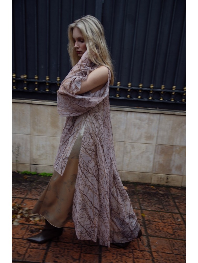NIDODILEDA Ayrish Top Semi-sheer Slitted