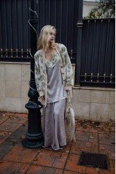 NIDODILEDA Fayora Cardigan Floral Beaded Φλοράλ Ζακέτα