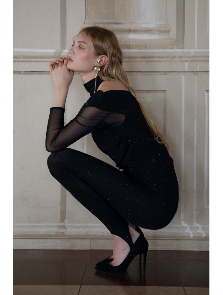 NIDODILEDA Grata Leggings Black Μαύρο Κολάν