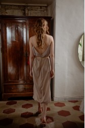 NIDODILEDA Fresh Dress Puro Σατέν Φόρεμα Στο Χρώμα Του Πούρου
