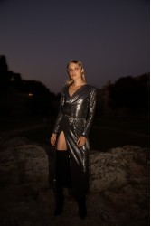 NIDODILEDA Alzir Dress Ασημί Φόρεμα