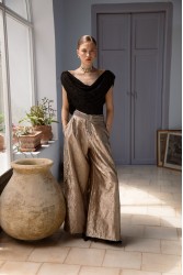 NIDODILEDA Eir Pants Silvery Olive Ασημί Λαδί Παντελόνα