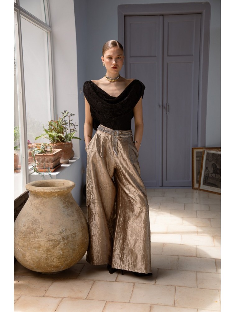 NIDODILEDA Eir Pants Silvery Olive Ασημί Λαδί Παντελόνα