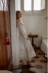 NIDODILEDA Muse Dress Off White Beige Εκρού Φόρεμα