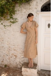 NIDODILEDA Promise Dress Sand