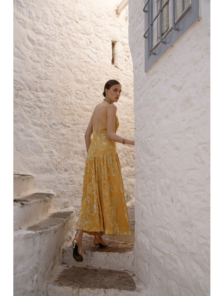 NIDODILEDA Soleil Dress Gold Yellow