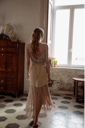 NIDODILEDA Glaze Skirt Sand Φούστα Στο Χρώμα Της Άμμου