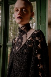 NIDODILEDA Prae Bodysuit Black lace Μαύρο Κορμάκι με δαντέλα