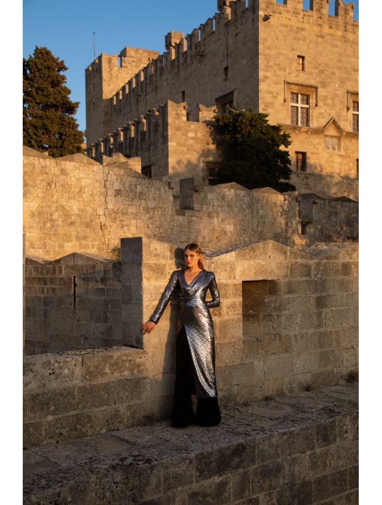 NIDODILEDA Alzir Dress Ασημί Φόρεμα