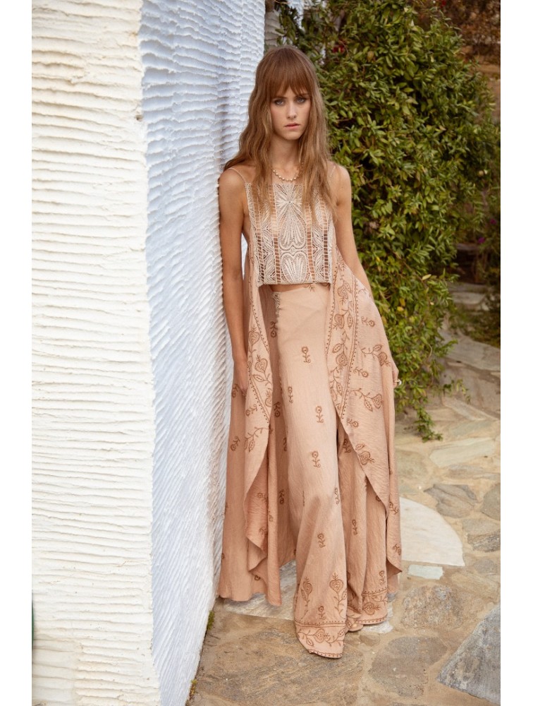 NIDODILEDA Azari Pants Peach Beige