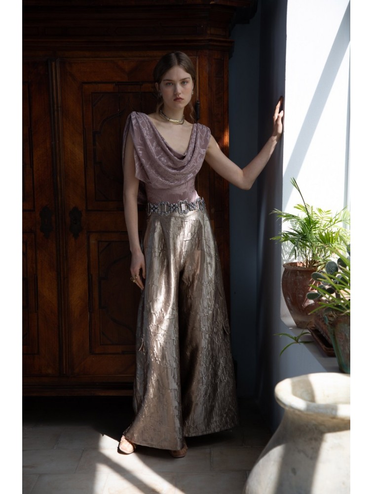 NIDODILEDA Eir Pants Silvery Olive Ασημί Λαδί Παντελόνα