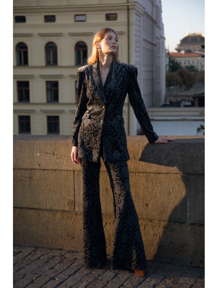 NIDODILEDA Impress Blazer Anthracite Ανθρακί Σακάκι