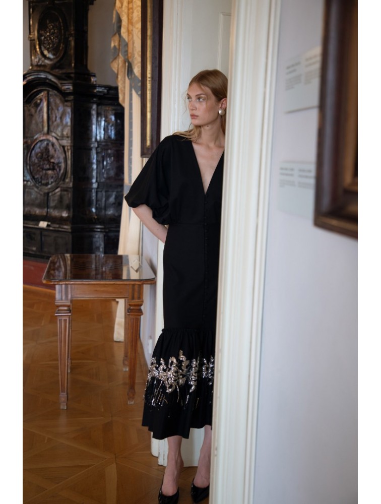 NIDODILEDA Nosco Dress Black Μαύρο Φόρεμα