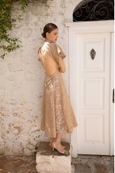 NIDODILEDA Promise Dress Sand