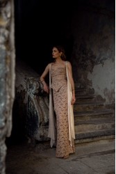 NIDODILEDA River Corset Top Rose Gold