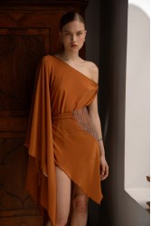 NIDODILEDA Serene Top Burnt Orange