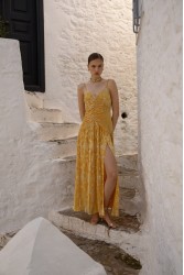 NIDODILEDA Soleil Dress Gold Yellow