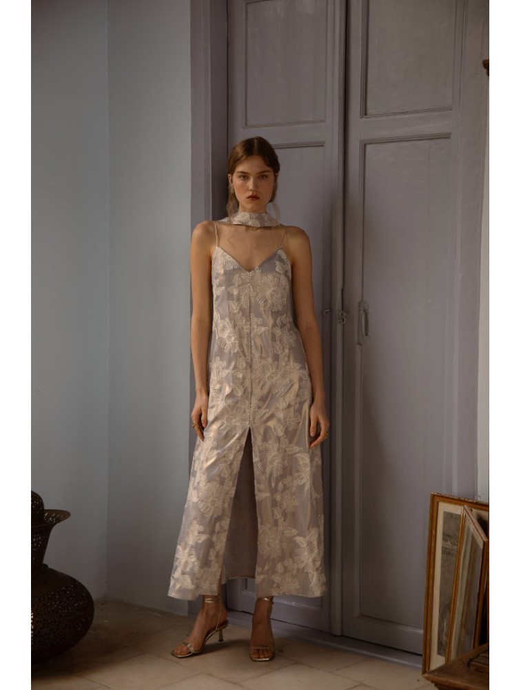 NIDODILEDA Vero Dress Grey Blue