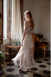 NIDODILEDA Glaze Skirt Sand Φούστα Στο Χρώμα Της Άμμου