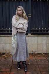 NIDODILEDA Cerylo Dress Light Grey