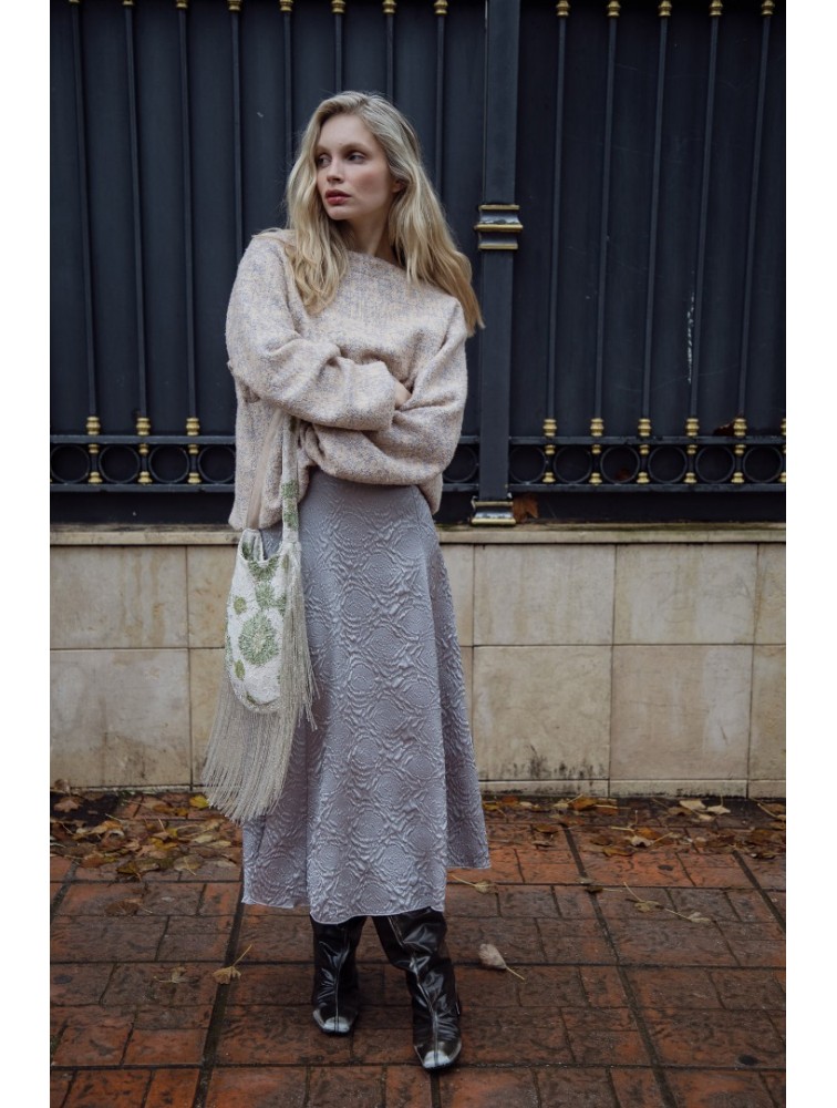 NIDODILEDA Cerylo Dress Light Grey