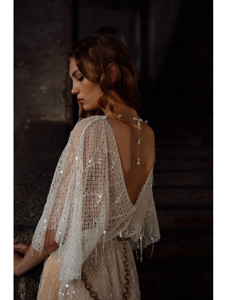 NIDODILEDA Ezra Slit Dress Off White Εκρού Φόρεμα