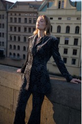 NIDODILEDA Impress Blazer Anthracite Ανθρακί Σακάκι