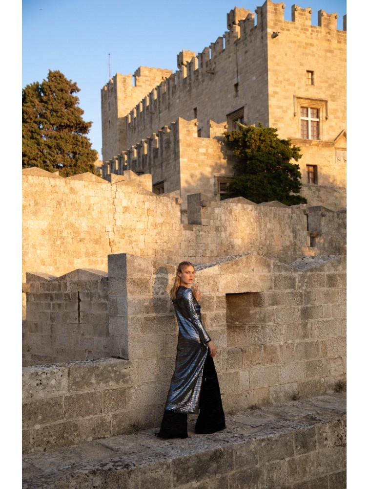 NIDODILEDA Alzir Dress Ασημί Φόρεμα
