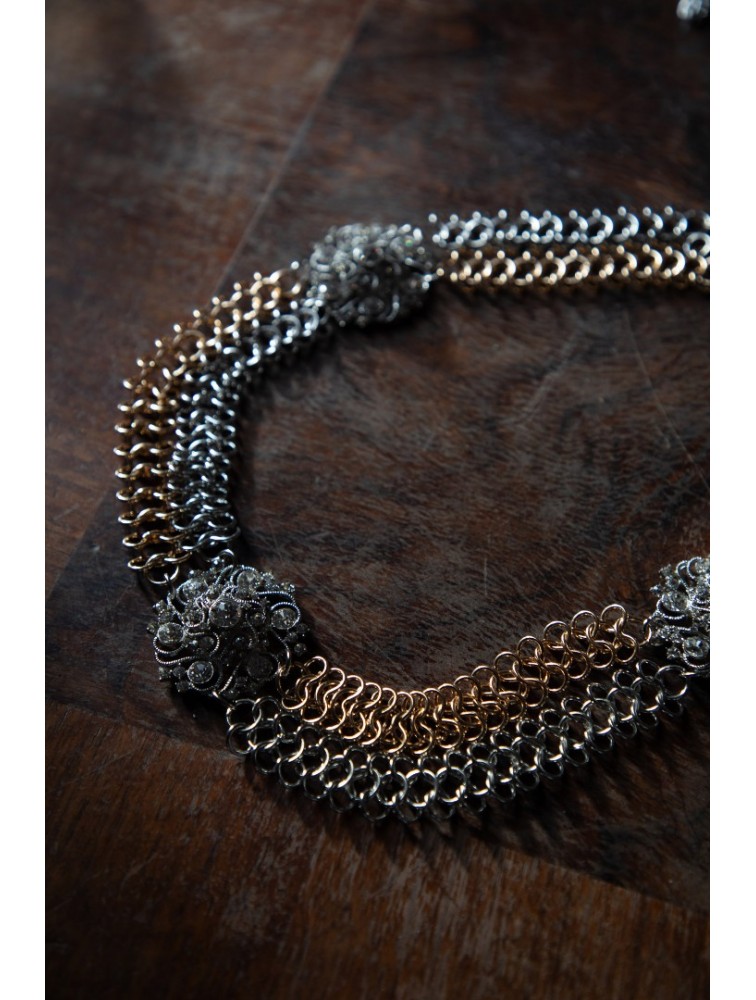 NIDODILEDA Anaca Belt Δίχρωμη Αλυσίδα
