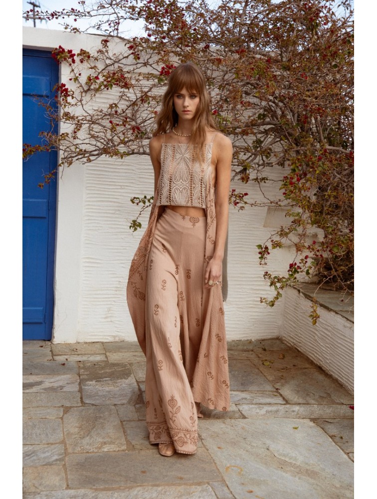 NIDODILEDA Azari Pants Peach Beige