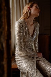 NIDODILEDA Bliss Dress Silvery Ασημί Φόρεμα