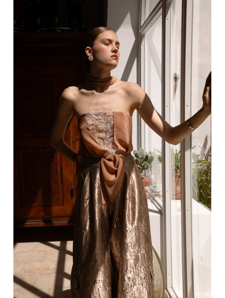 NIDODILEDA Eir Pants Silvery Olive Ασημί Λαδί Παντελόνα