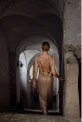 NIDODILEDA Jewel Dress Rose Gold Ροζ Χρυσό Φόρεμα