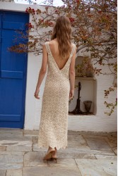 NIDODILEDA Revival Dress Sand