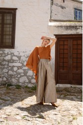 NIDODILEDA Serene Top Burnt Orange