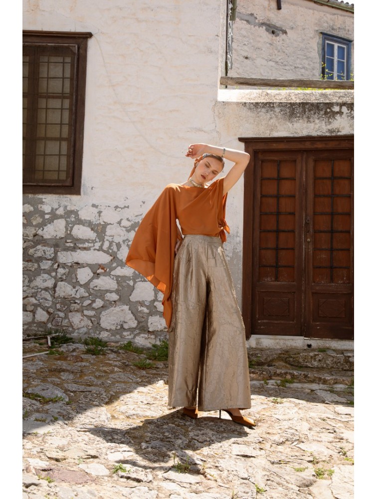 NIDODILEDA Serene Top Burnt Orange