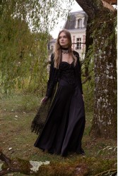 NIDODILEDA Adaline Pants Μαύρη Σατέν Παντελόνα