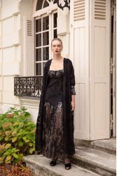 NIDODILEDA Alani Manteau Μαύρο Μαντό