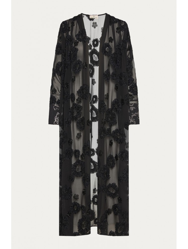 NIDODILEDA Alani Manteau Μαύρο Μαντό