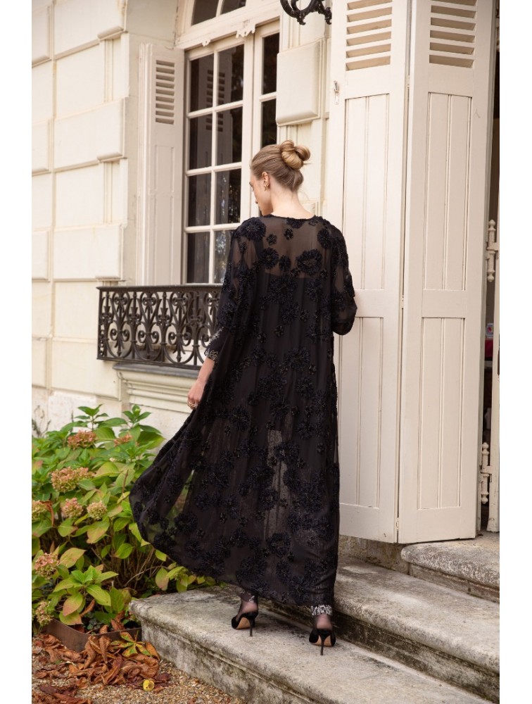 NIDODILEDA Alani Manteau Μαύρο Μαντό