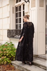 NIDODILEDA Alani Manteau Μαύρο Μαντό