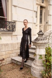 NIDODILEDA Amira Dress Μαύρο Φόρεμα με Παγέτα