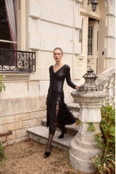 NIDODILEDA Amira Dress Μαύρο Φόρεμα με Παγέτα