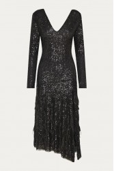 NIDODILEDA Amira Dress Μαύρο Φόρεμα με Παγέτα