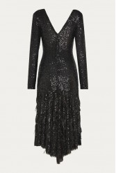 NIDODILEDA Amira Dress Μαύρο Φόρεμα με Παγέτα