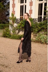 NIDODILEDA Amira Dress Μαύρο Φόρεμα με Παγέτα