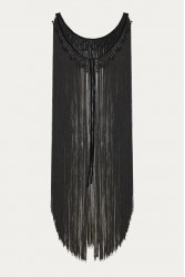 NIDODILEDA bonnet Multiwear Piece Μαύρο Τοπ με Κρόσια