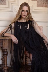 NIDODILEDA bonnet Multiwear Piece Μαύρο Τοπ με Κρόσια